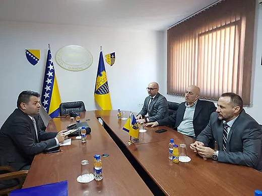 Ministar Sevlid Hurtić posjetio Goražde, sastao se sa premijerom, ministrima u Vladi BPK i gradonačelnikom Goražda