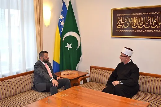 Ministar Sevlid Hurtić posjetio muftiju tuzlanskog Vahida ef. Fazlovića