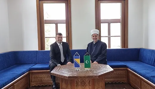Ministar Sevlid Hurtić posjetio muftiju banjalučkog Nusreta ef. Abdibegovića