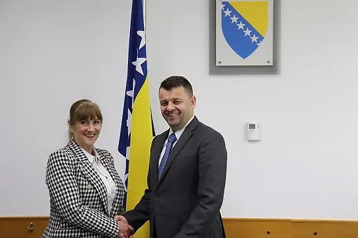 Ministar Sevlid Hurtić se sastao sa šeficom UNHCR-a u Bosni i Hercegovini
