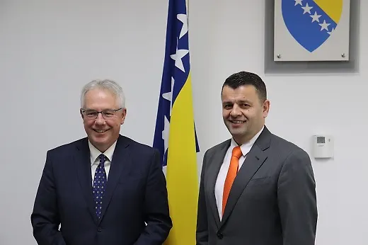 Ministar Sevlid Hurtić primio ambasadora SAD-a Michaela Murphyja