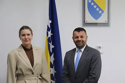 Ministar Sevlid Hurtić se sastao sa ambasadricom Švedske u našoj zemlji Johannom Strömquist