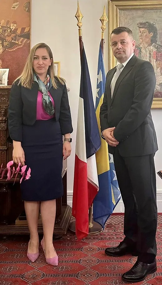 Ministar Sevlid Hurtić posjetio Ambasadu Bosne i Hercegovine u Parizu i razgovarao sa ambasadoricom Kondić Panić