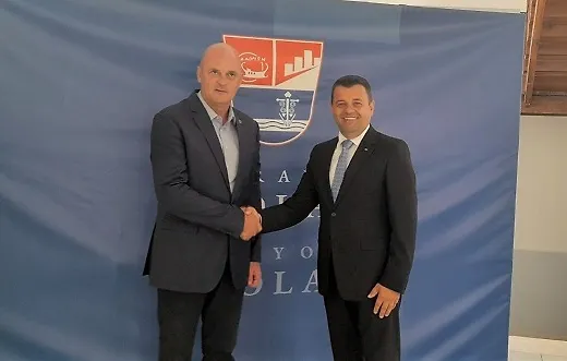Ministar Sevlid Hurtić se sastao gradonačelnikom Stoca Stjepanom Boškovićem