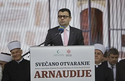 Obraćanje ministra Sevlida Hurtića na otvorenju džamije Arnaudije u Banjaluci 