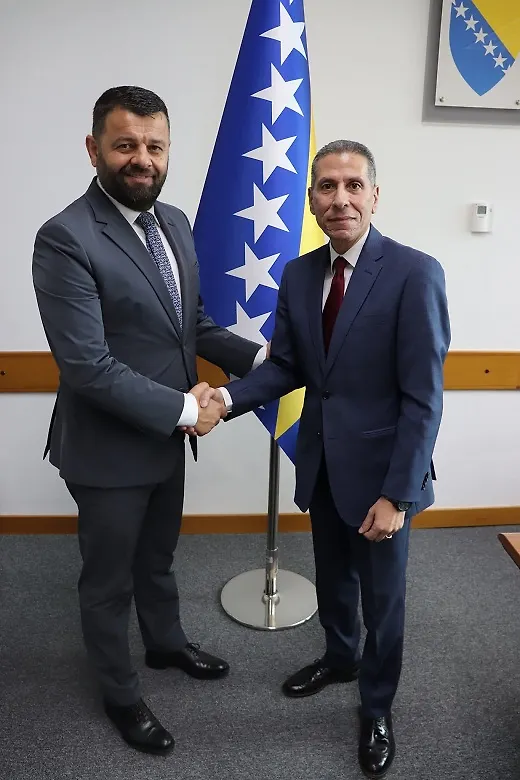 Hurtić primio u nastupnu posjetu novoimenovanog ambasadora Egipta u BiH