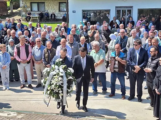 Ministar Hurtić prisustvovao obilježavanju Dana sjećanja na stradanja u Grapskoj – 10. maj 1992.