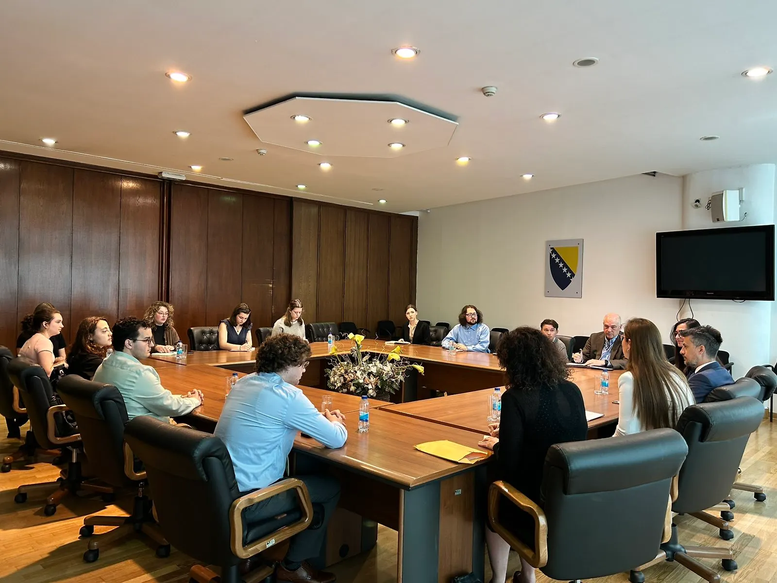 Studenti iz SAD-a razgovarali sa predstavnicima Ministarstva za ljudska prava i izbjeglice Bosne i Hercegovine