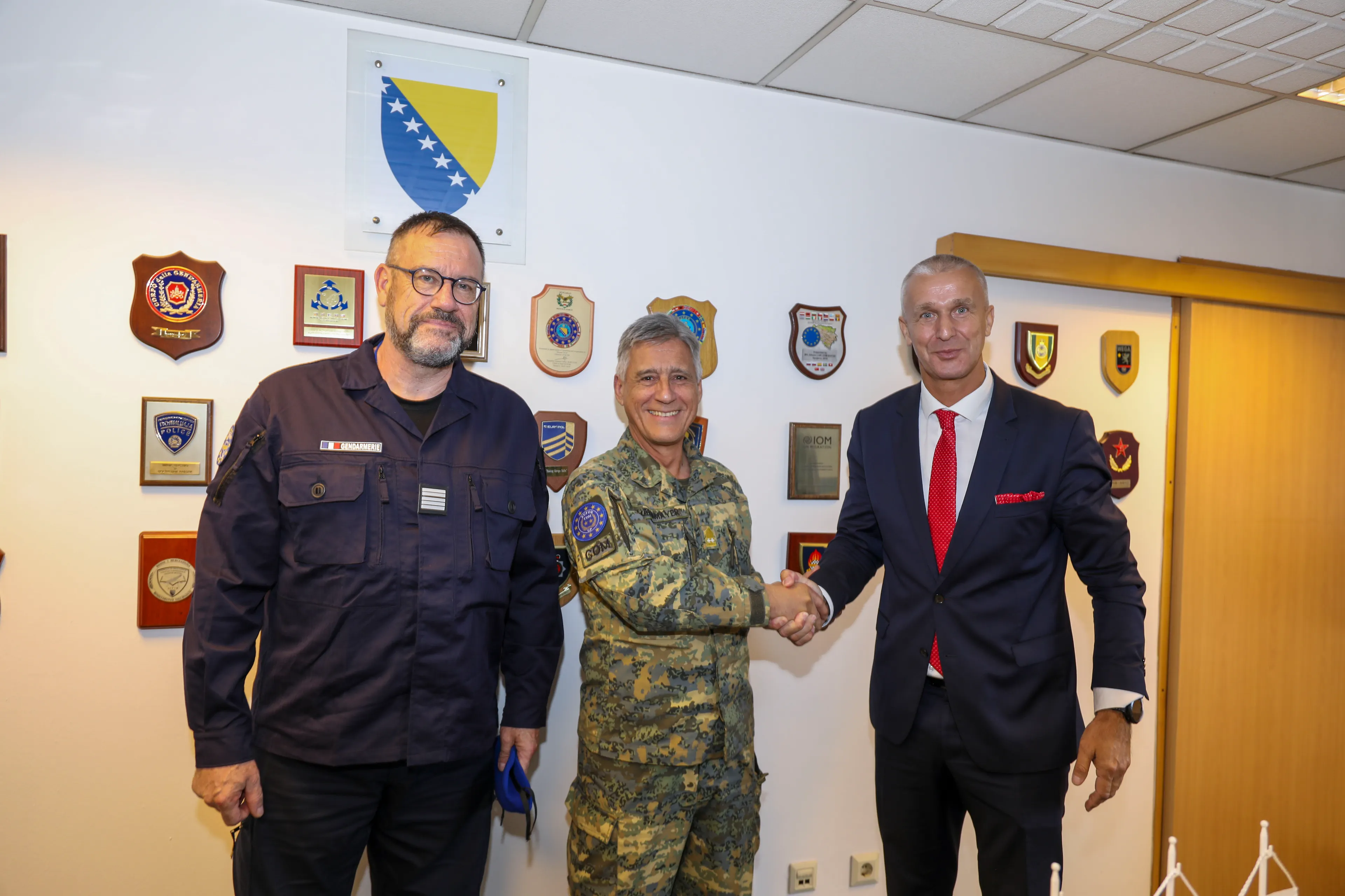 Direktor Vilić primio u nastupnu posjetu komandanta EUFOR-a za BiH