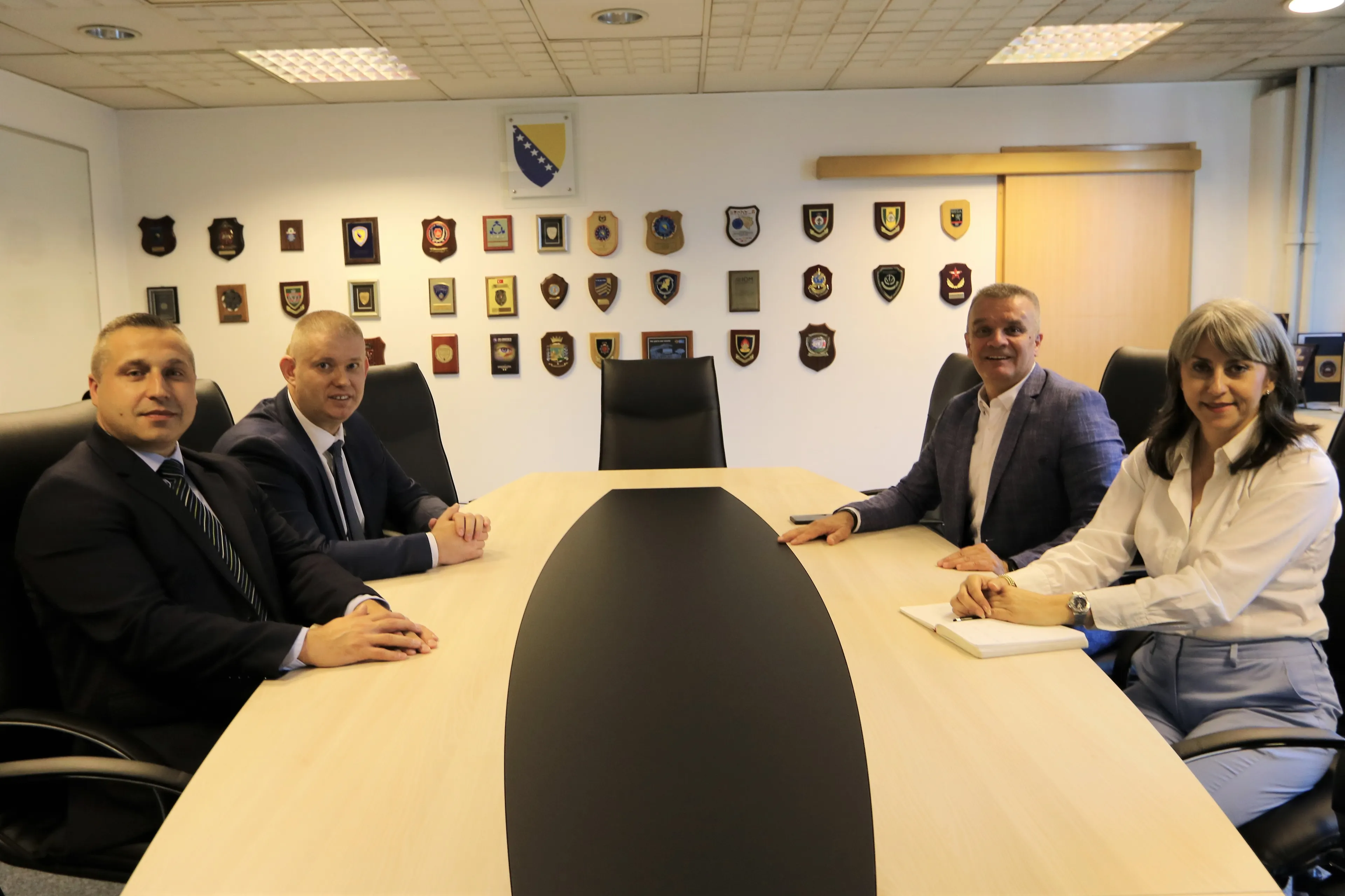 Direktor Enes Karić primio u radnu posjetu direktora Sudske policije u Federaciji BiH Dženada Grošu