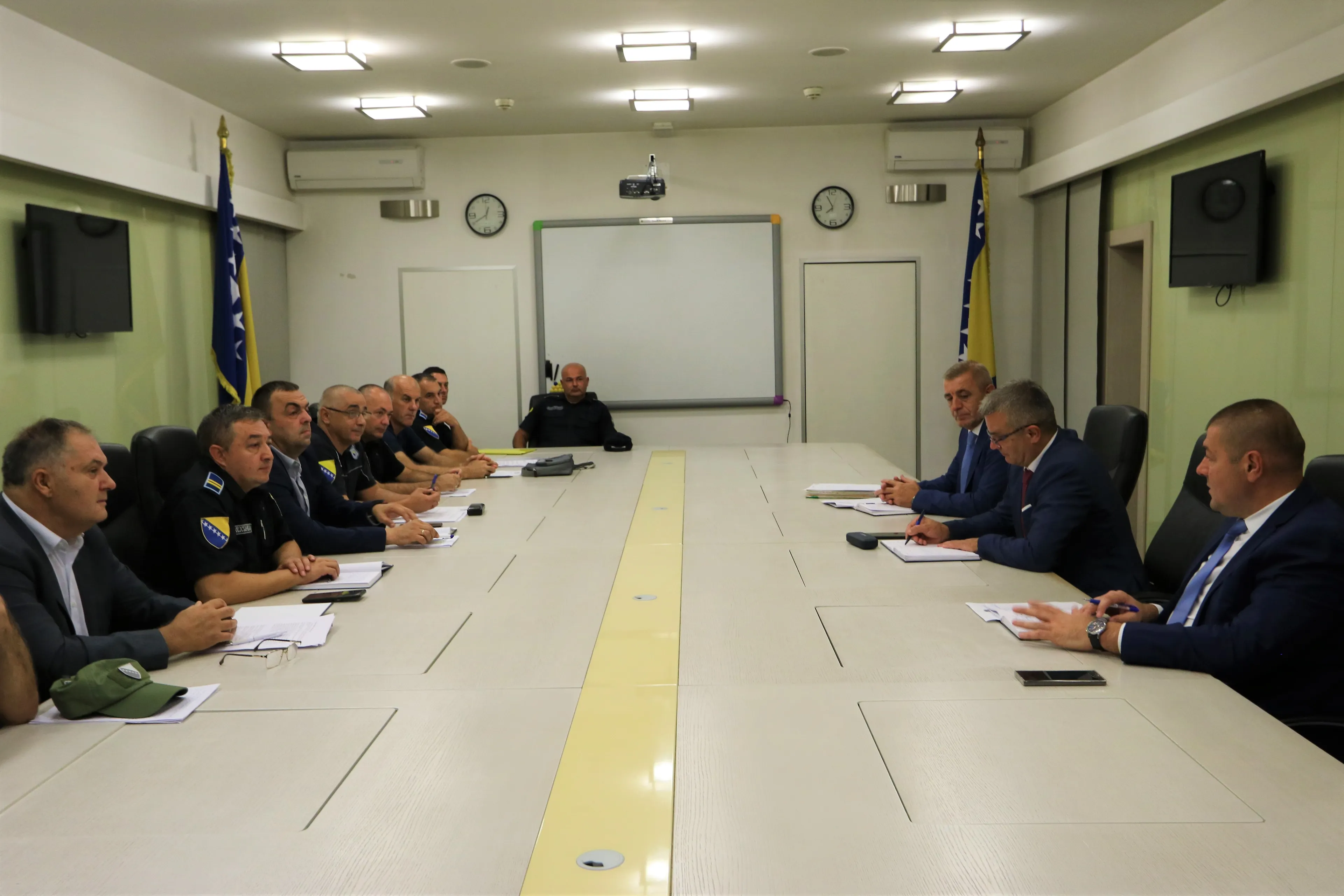 Direktor Enes Karić održao radni sastanak sa rukovodstvom Sindikata Direkcije za koordinaciju policijskih tijela BiH