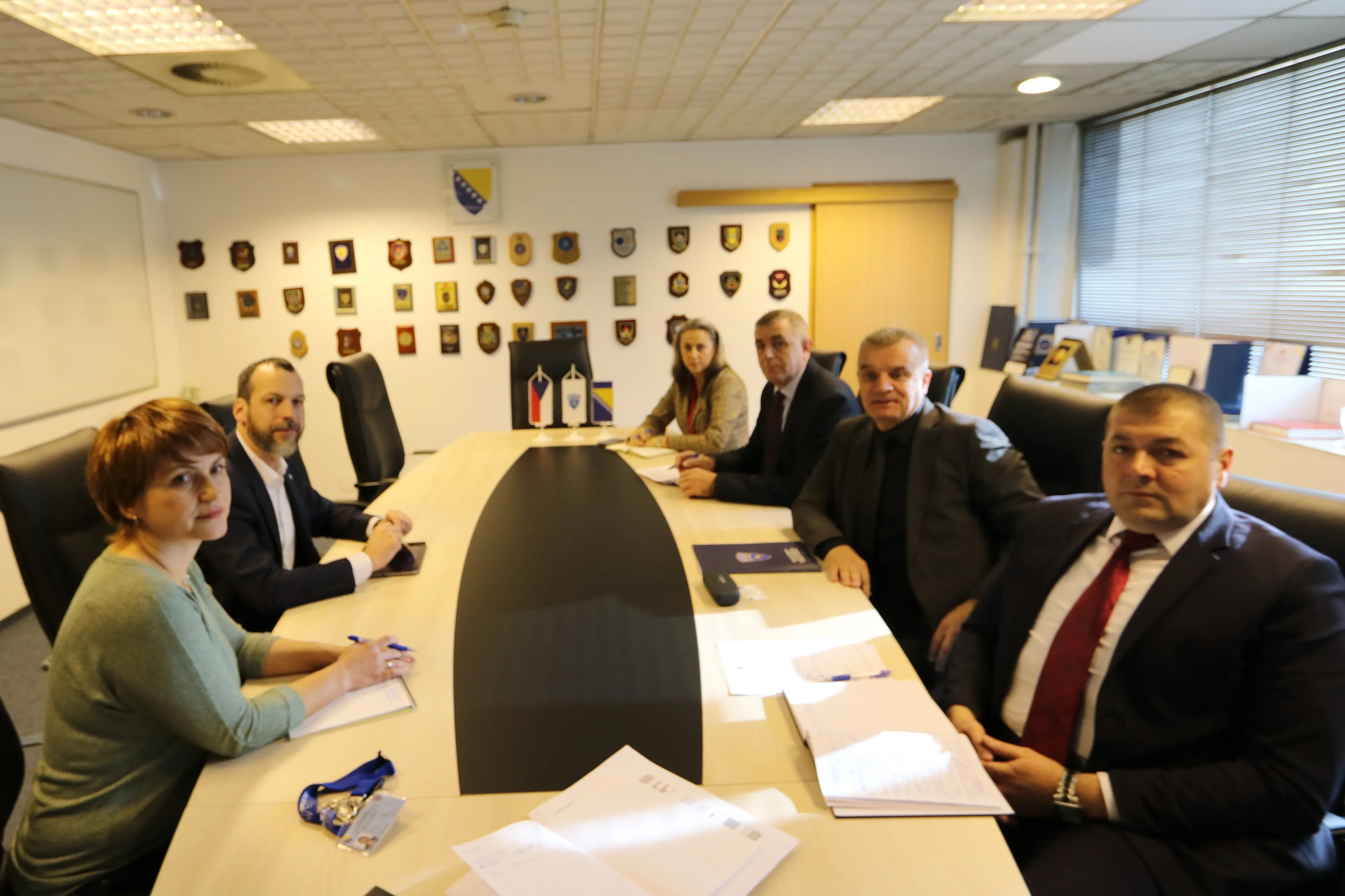 Direktor Direkcije primio u nastupnu posjetu potpukovnika Vladimira Lanku policijskog oficira za vezu Češke Republike za BiH