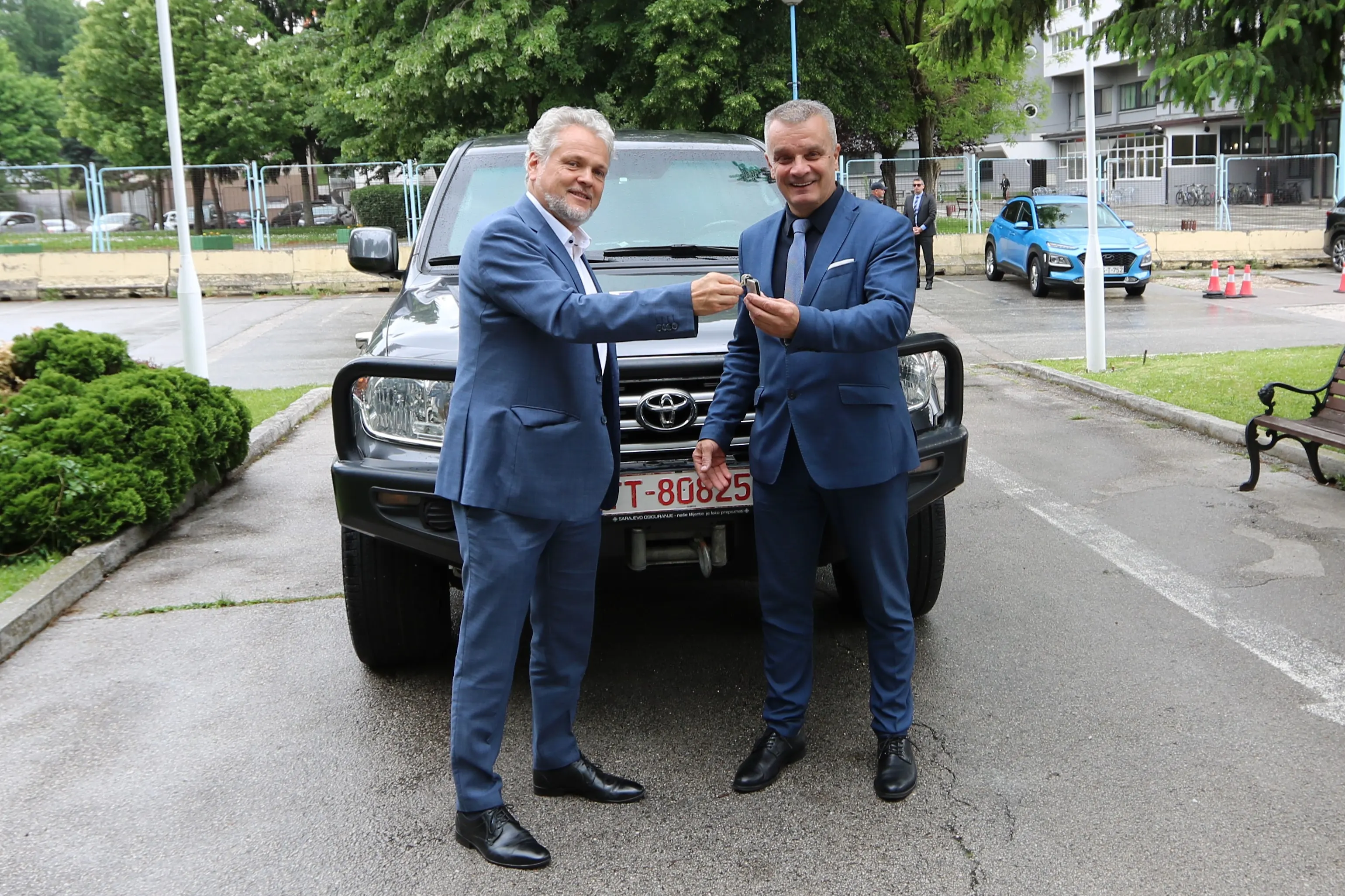 Šef Delegacije EU u BIH i specijalni predstavnik EU u BiH Nj.E. Johann Sattler uručio specijalno vozilo Direkciji za koordinaciju policijskih tijela BiH