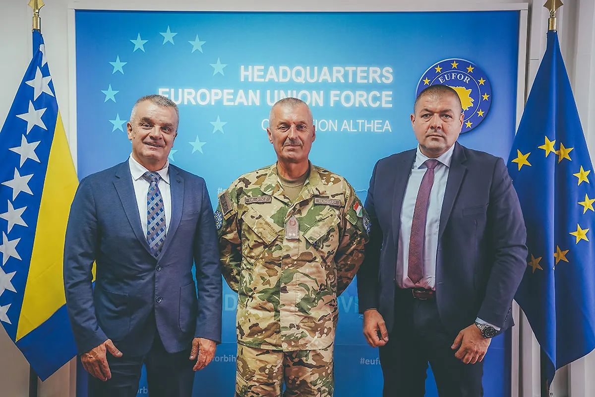 Direktor Direkcije Enes Karić posjetio sjedište EUFOR-a u BiH