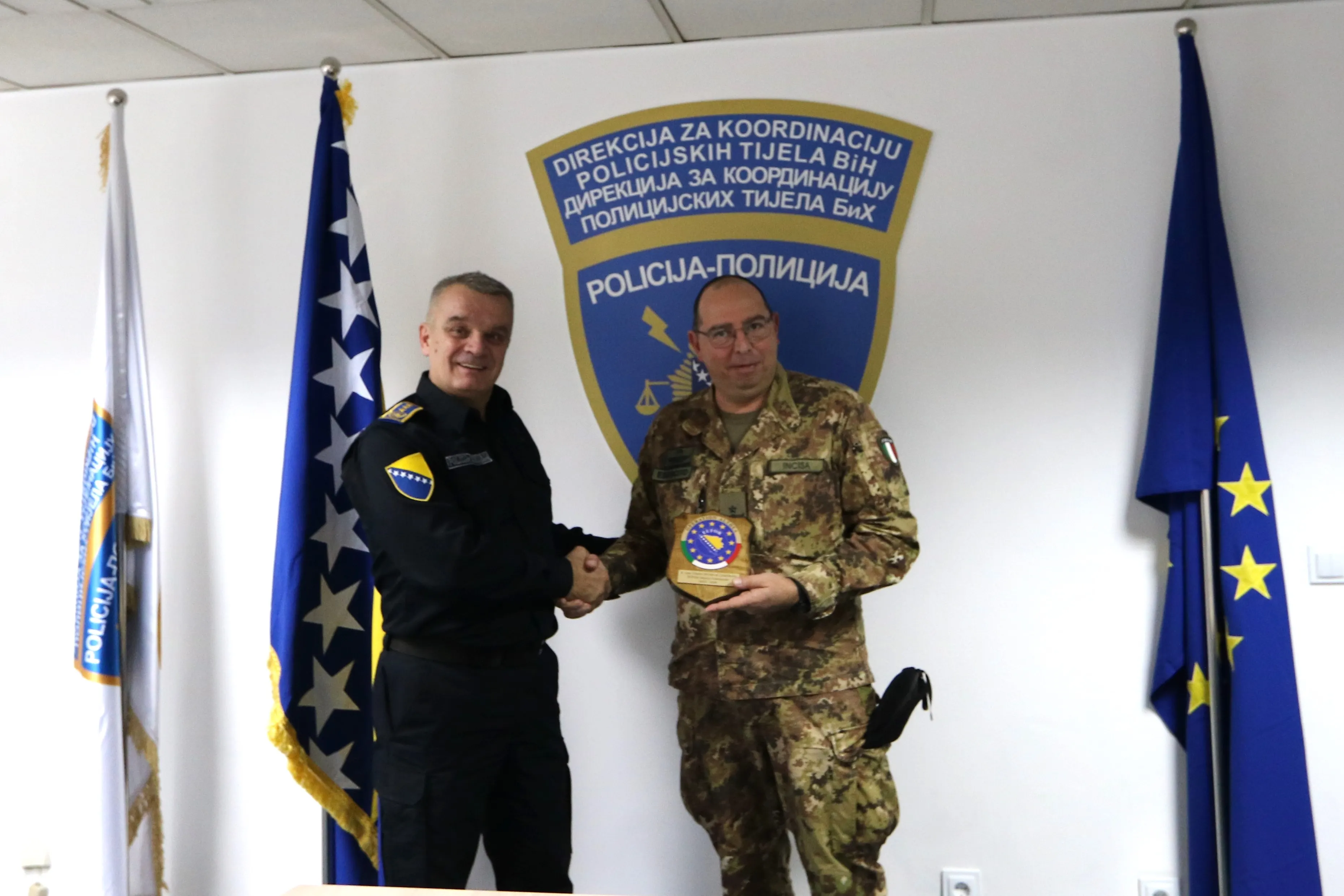 Zamjenik komandanta EUFOR-a posjetio Direkciju za koordinaciju policijskih tijela BiH