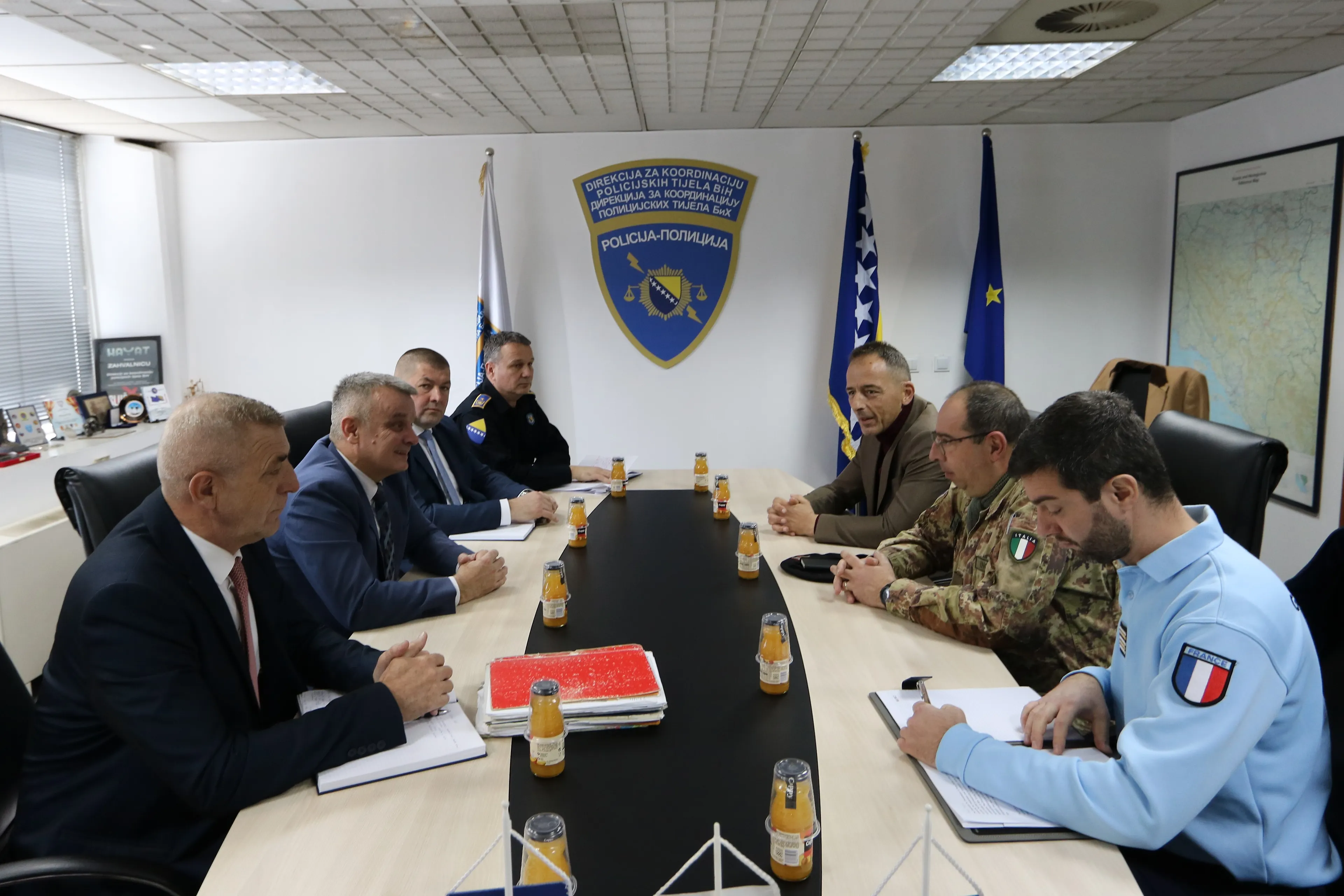 Direktor Direkcije primio u oproštajnu posjetu zamjenika komandanta EUFOR-a