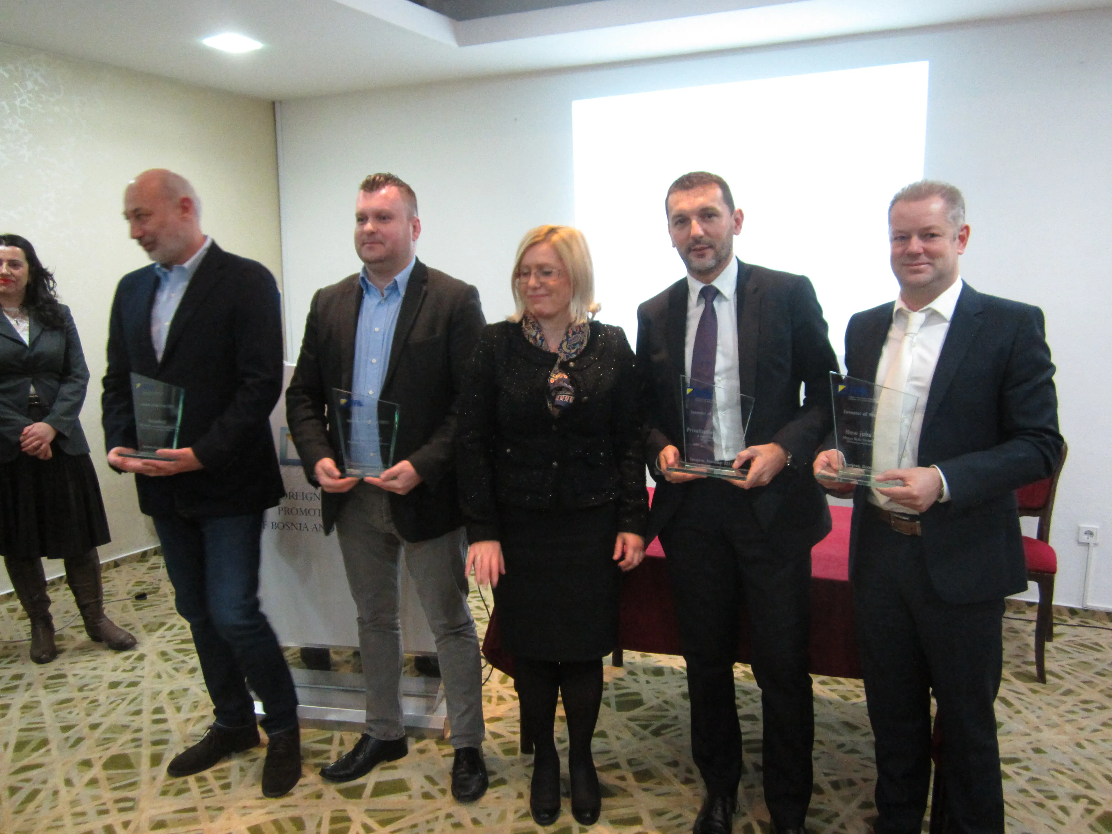 Uručenje plaketa najznačajnijim stranim investitorima u BiH za 2013. godinu 