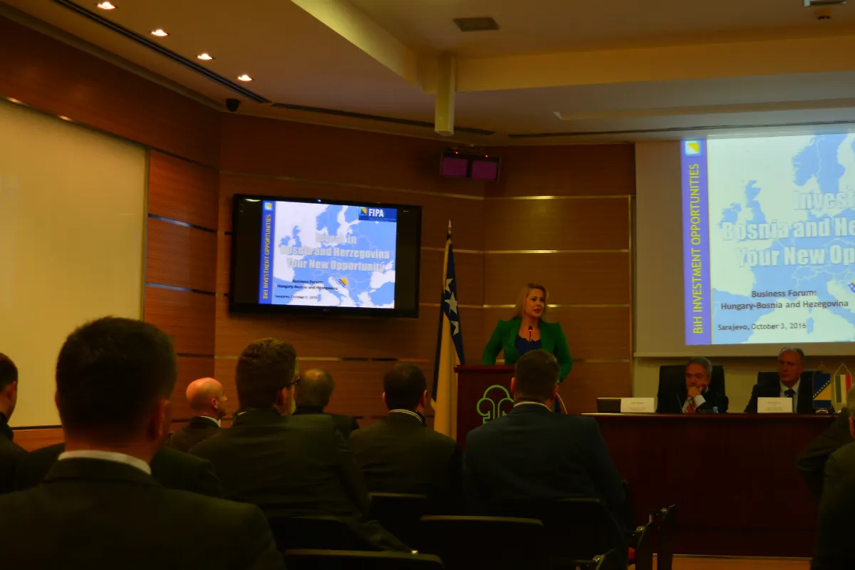 Prezentacija FIPA-e na Poslovnom forumu Mađarska-Bosna i Hercegovina