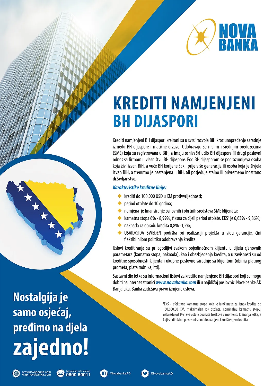 KREDITNA LINIJA ZA DIJASPORU