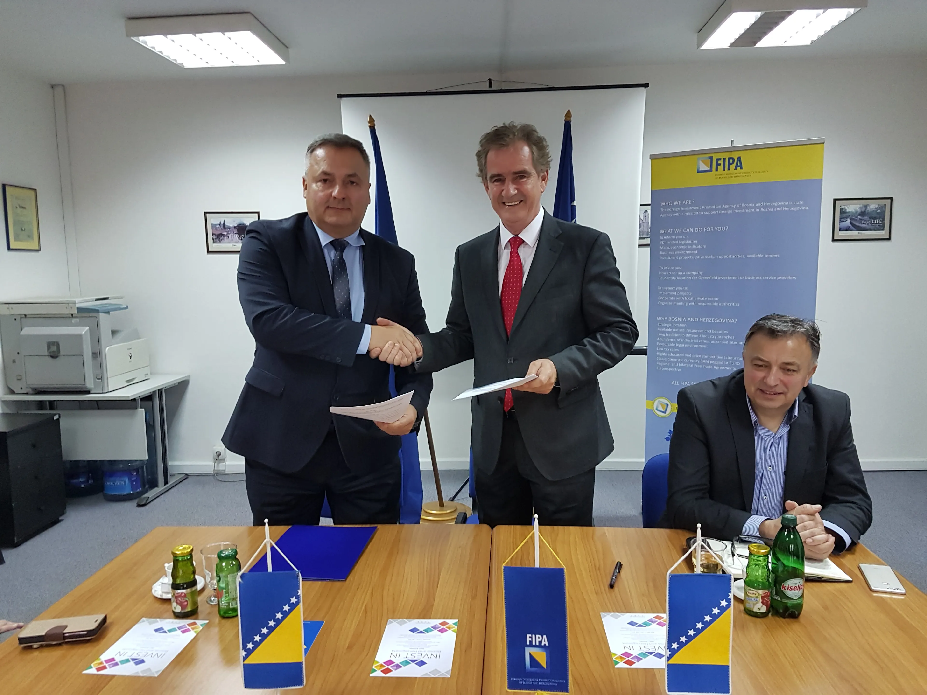 FIPA: POTPISAN MEMORANDUM O SURADNJI SA VIJEĆEM ZA STRANE INVESTITORE FEDERACIJE BIH