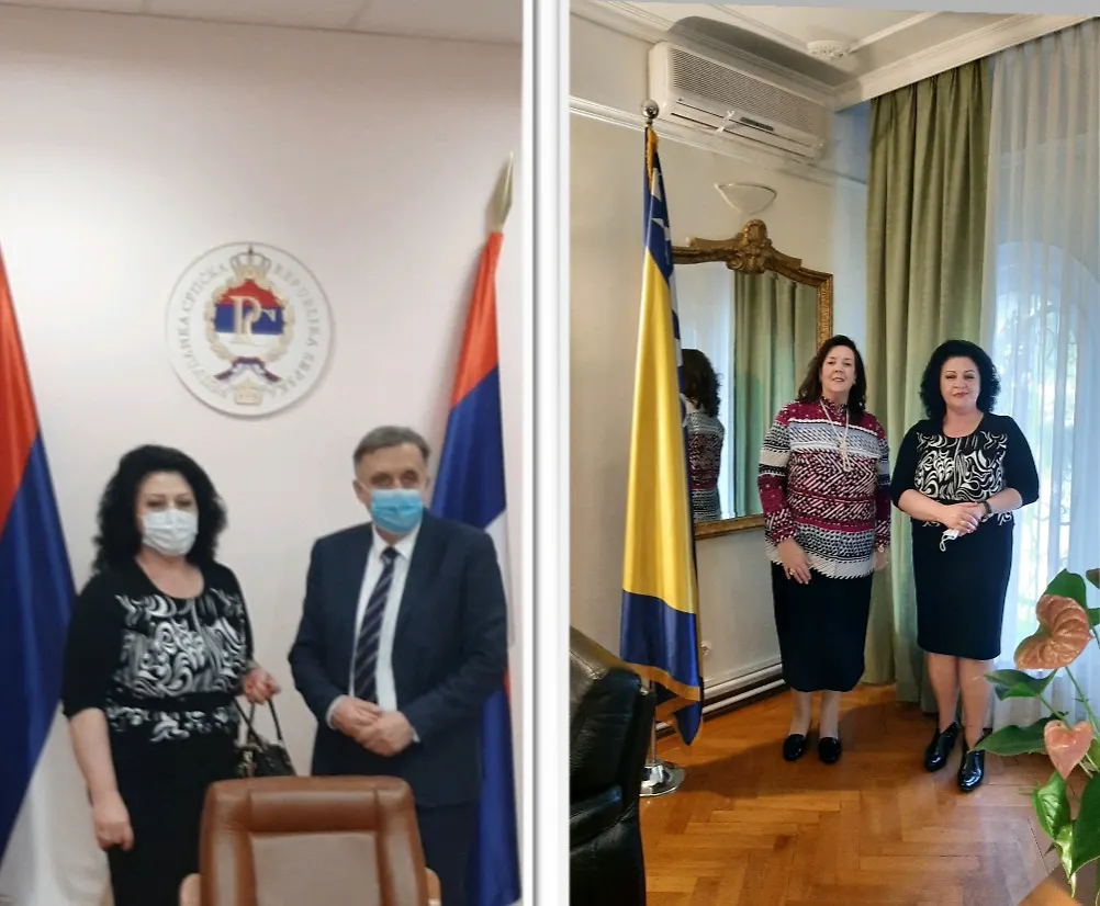 Direktorica Agencije FIPA Milica Marković na sastanku u Ambasadi Bosne i Hercegovine i Predstavništvu Republike Srpske u Beogradu 