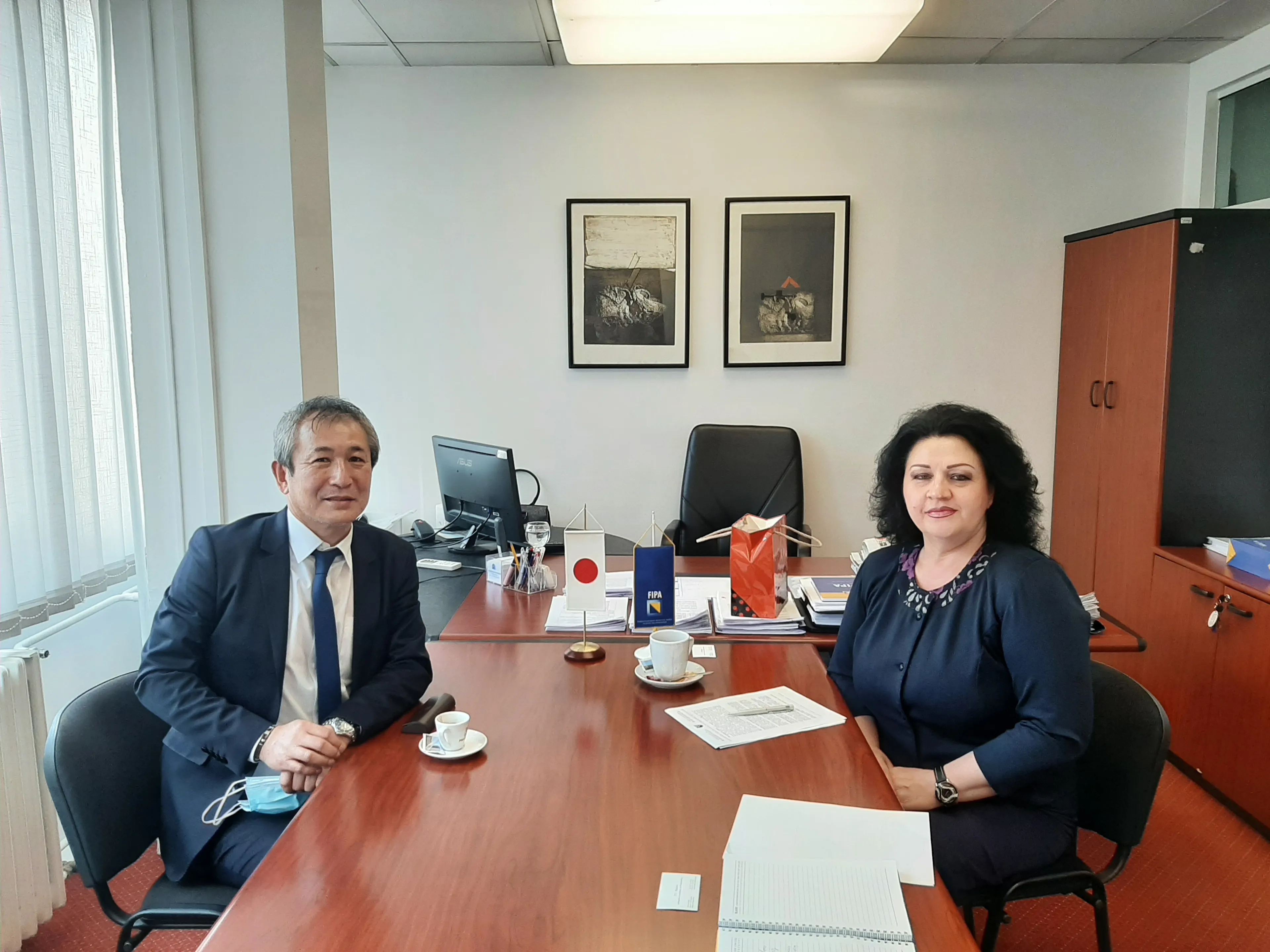 AMBASADOR JAPANA NA SASTANKU S DIREKTORICOM FIPA-e