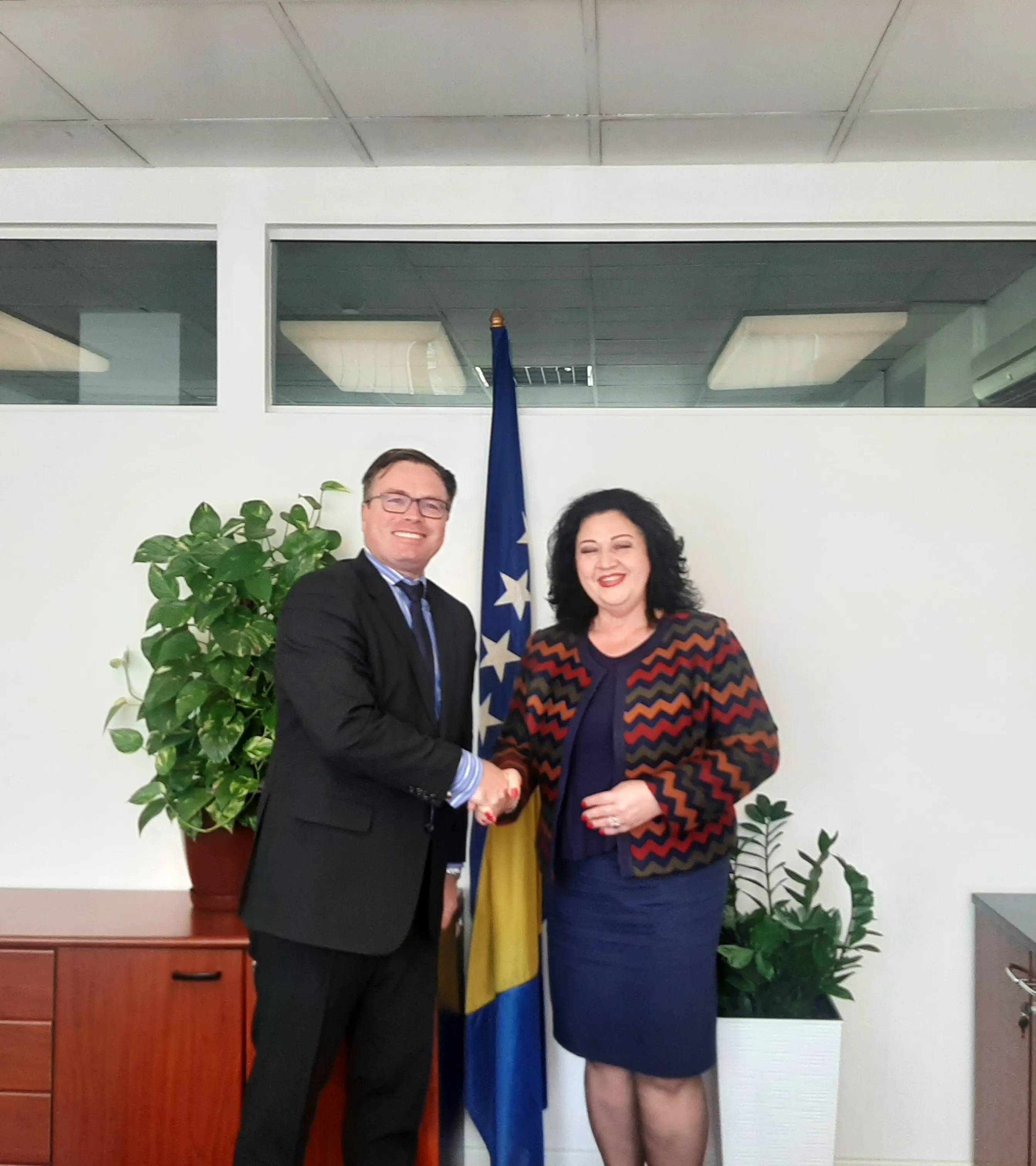 Direktorica FIPA-e na sastanku s ambasadorom Republike Slovenije u BiH