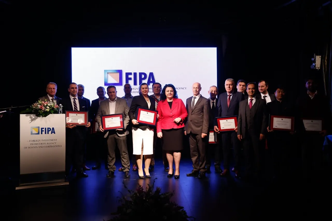 Uručenje plaketa najznačajnijim stranim investitorima u BiH za 2022.godinu