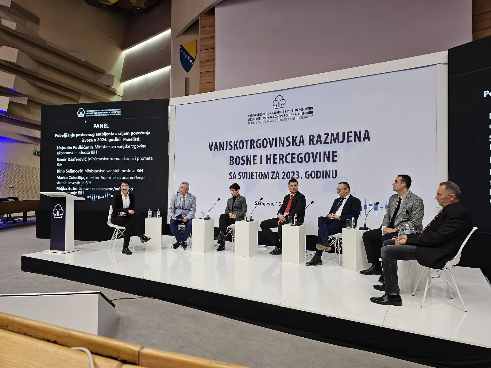 FIPA na prezentaciji vanjskotrgovinske razmjene BiH sa svijetom za 2023