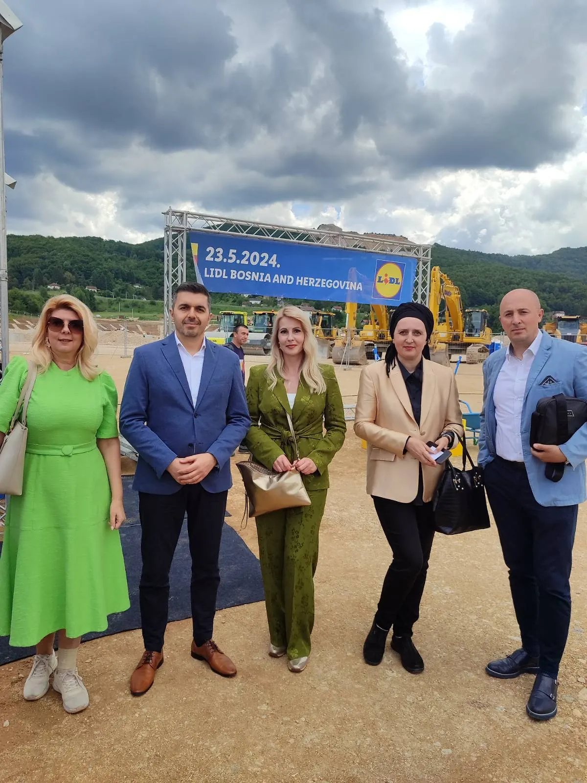 FIPA na postavljanju kamena temeljca za Lidlov distributivni centar