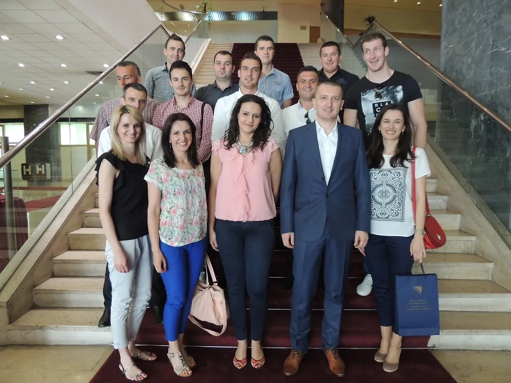 Skupina mladih u posjetu Ministarstvu pravde BiH: Upoznavanje sa radom državnih institucija