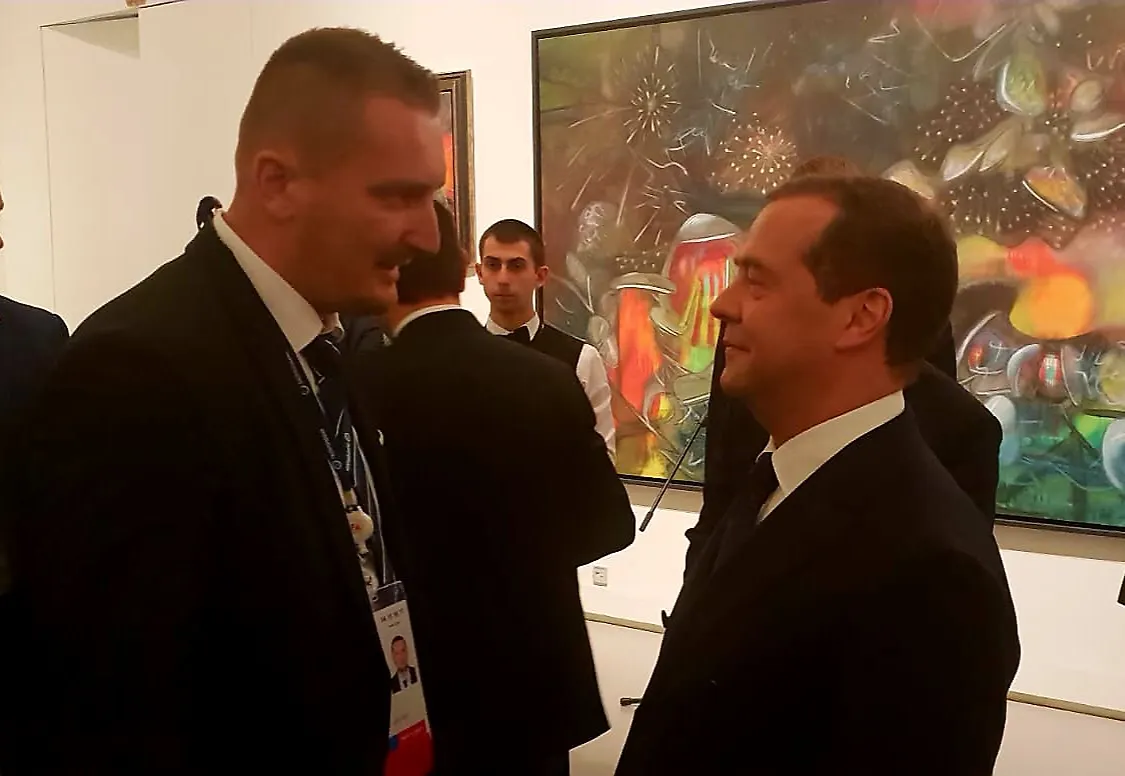 SUSRET MINISTRA GRUBEŠE S RUSKIM PREMIJEROM MEDVEDEVIM