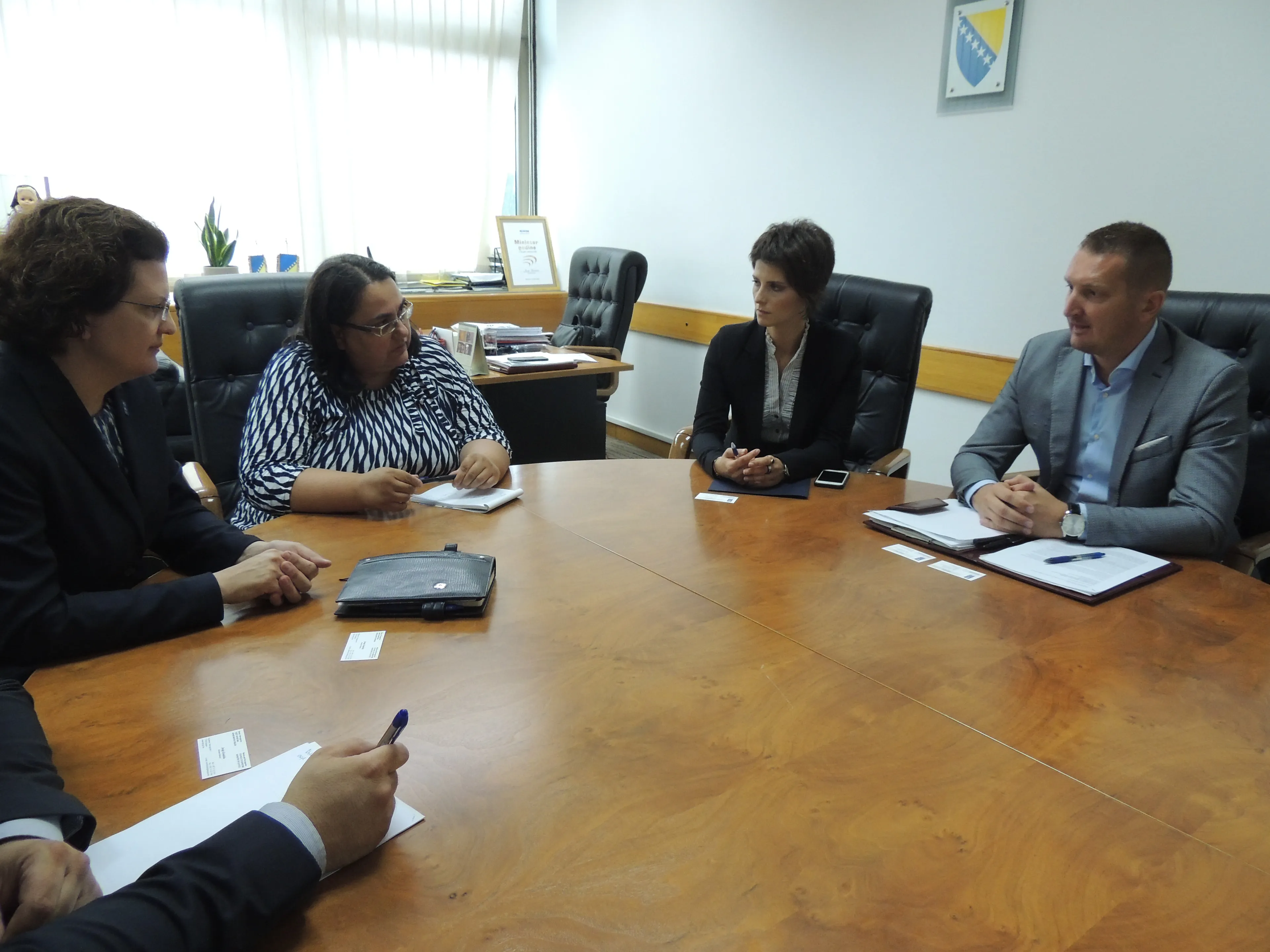 MINISTAR GRUBEŠA S REZIDENTNOM PREDSTAVNICOM UNDP-a u BIH