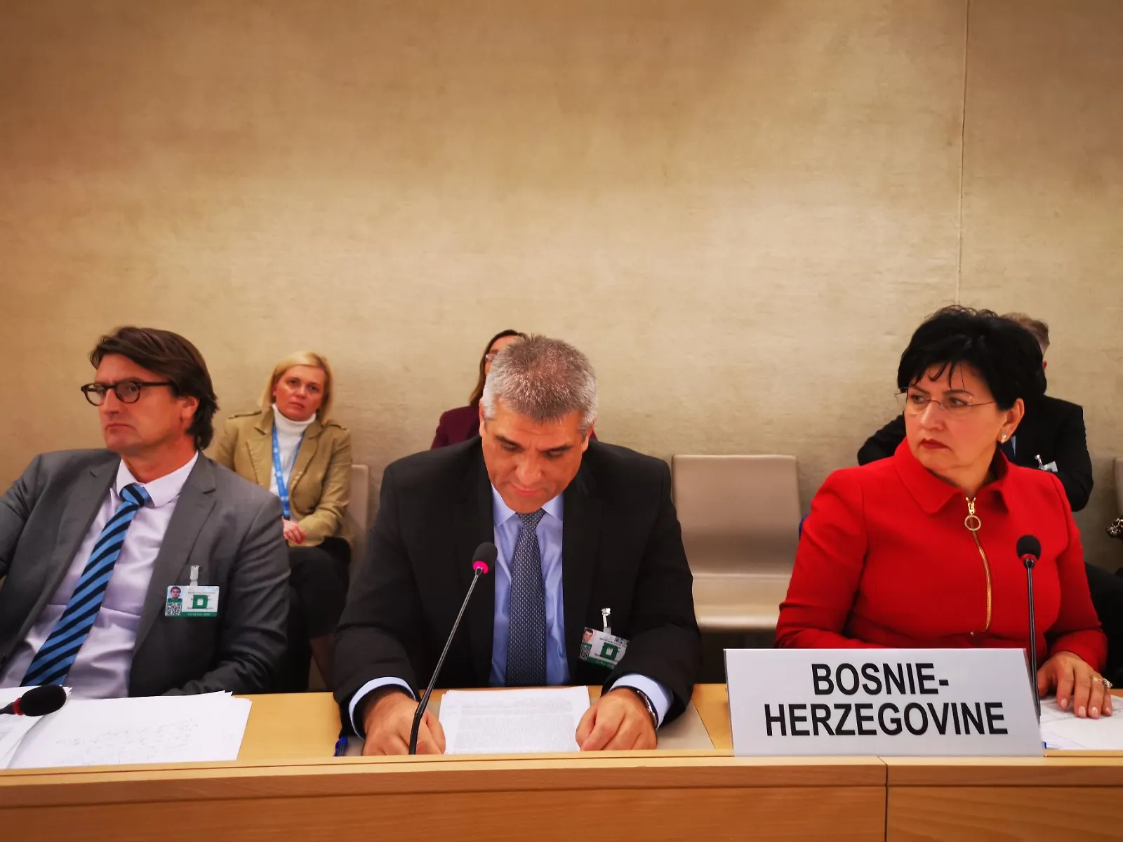 Tajnik Ministarstva pravde BiH Željko Bogut u Genevi
na sesiji Radne skupine Ujedinjenih naroda za Univerzalni periodični pregled (UPR) o stanju ljudskih prava
