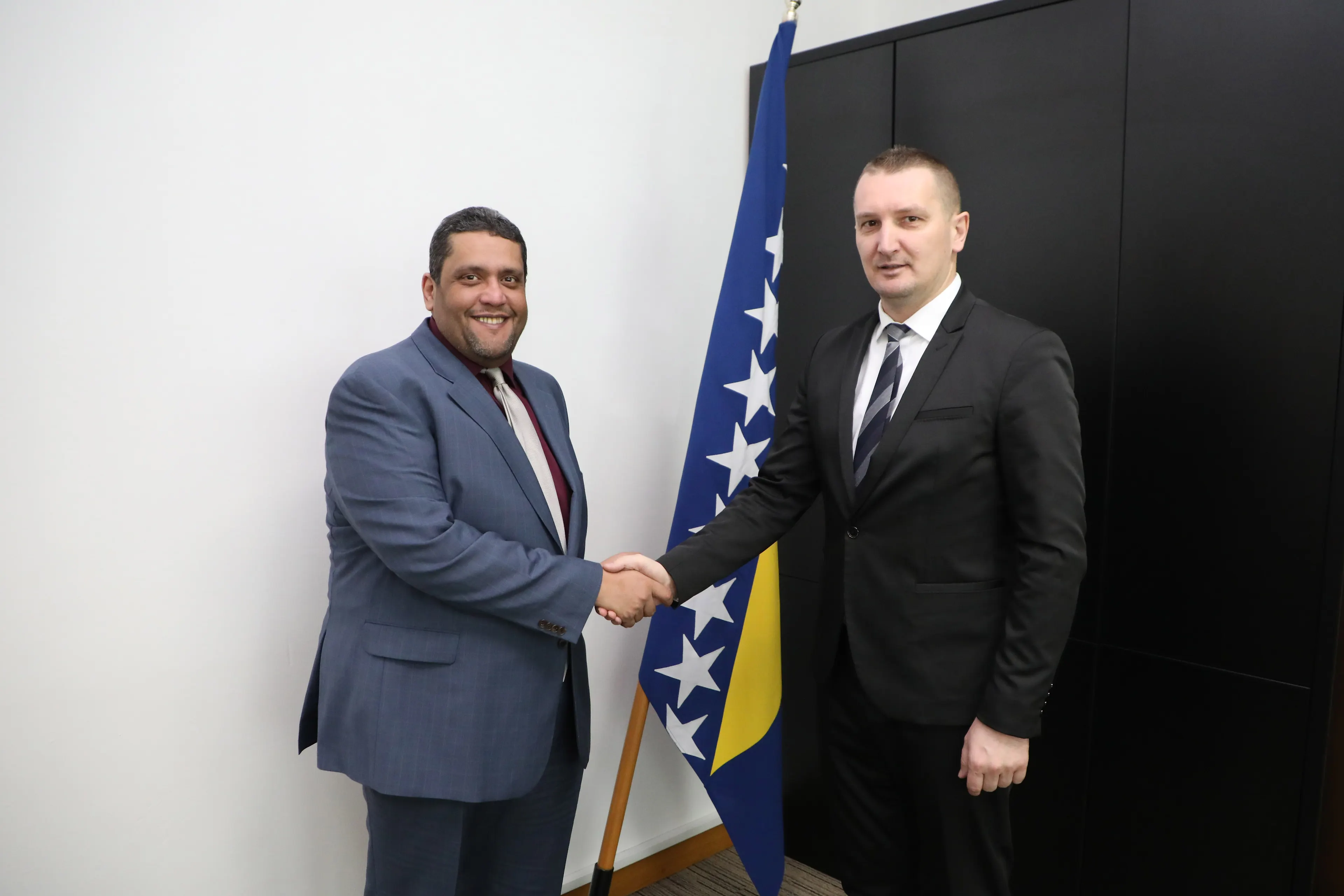 Ministar Grubeša  s  veleposlanikom Katara u BiH Al-Khaterom o potpisivanju Protokola o pravnoj suradnji