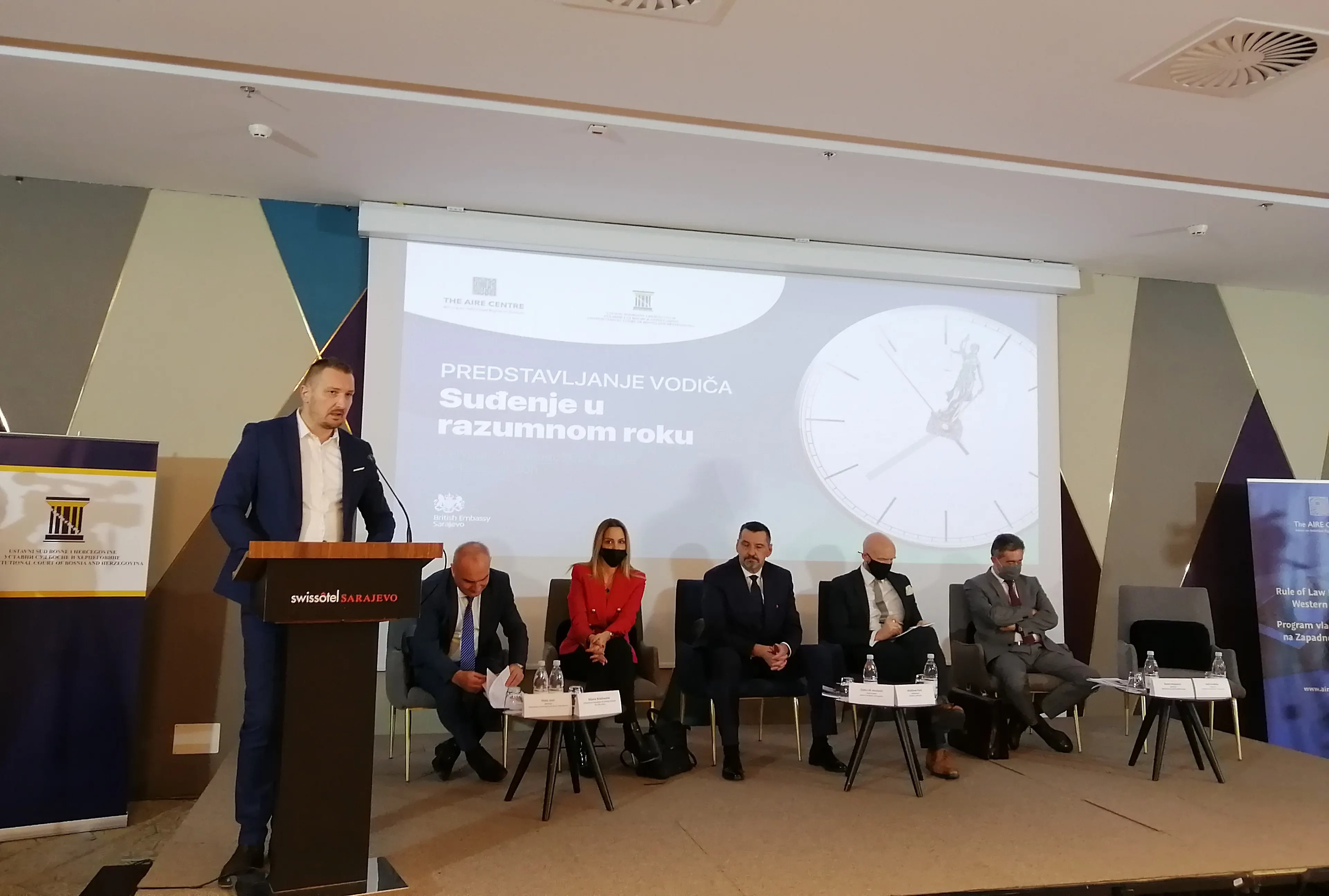 Ministar pravde BiH dr.sc Josip Grubeša na predstavljanju publikacije „Vodič - Suđenje u razumnom roku“