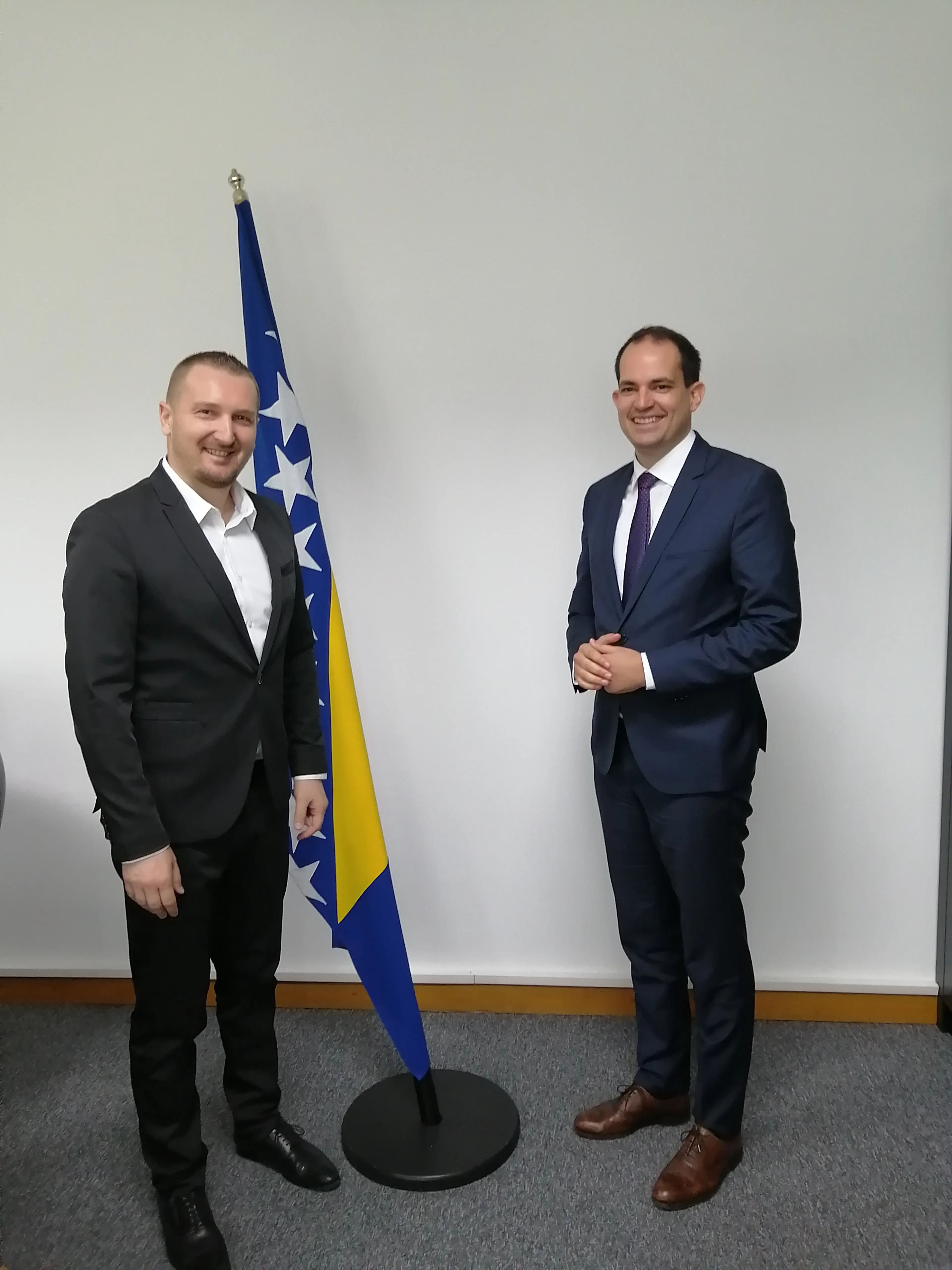 Sastanak ministra Grubeše sa ministrom pravosuđa i uprave Republike Hrvatske Ivanom Malenicom