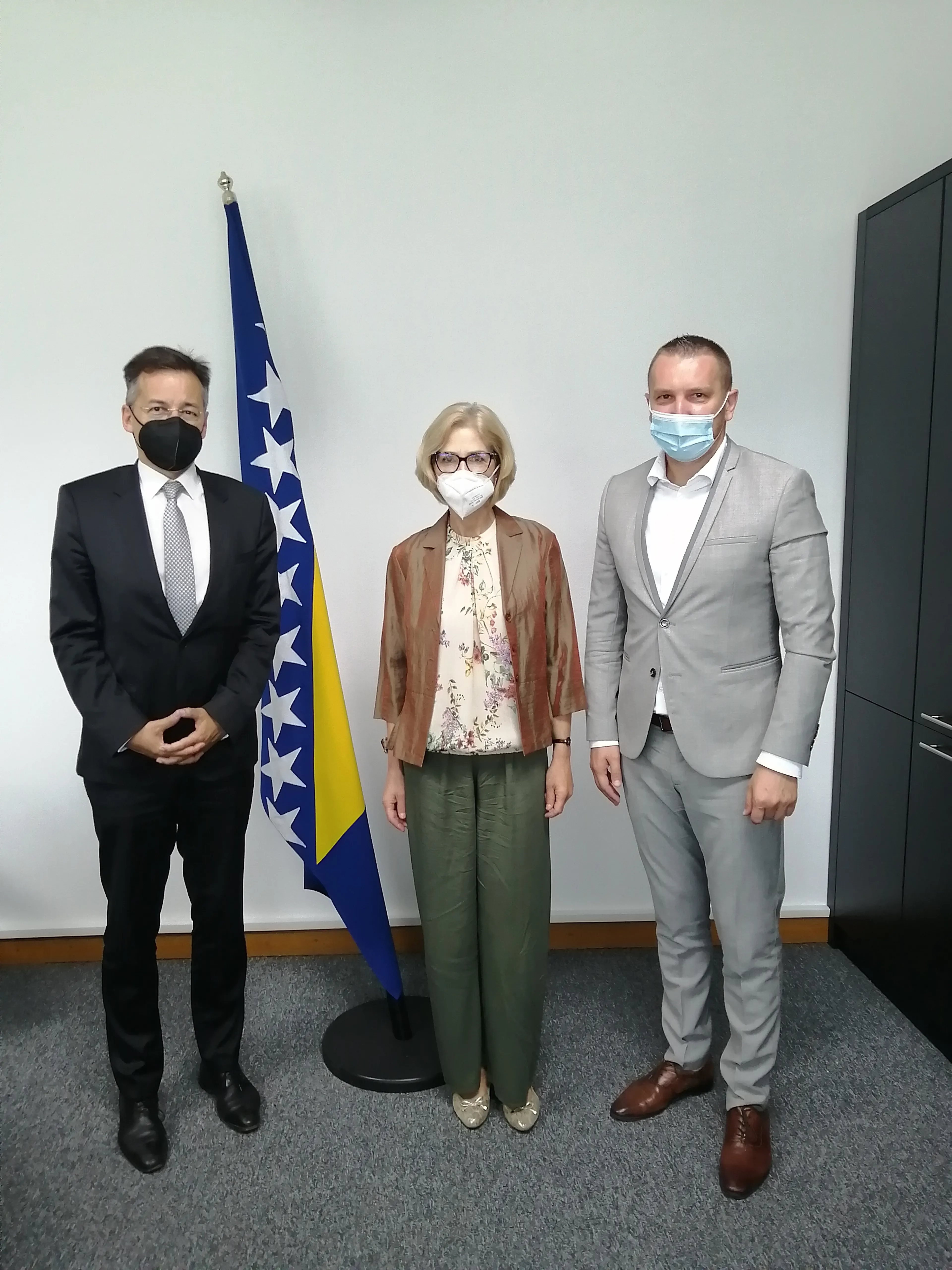 Ministar Grubeša primio u nastupnu posjet veleposlanicu Austrije u BiH Ulrike Hartmann