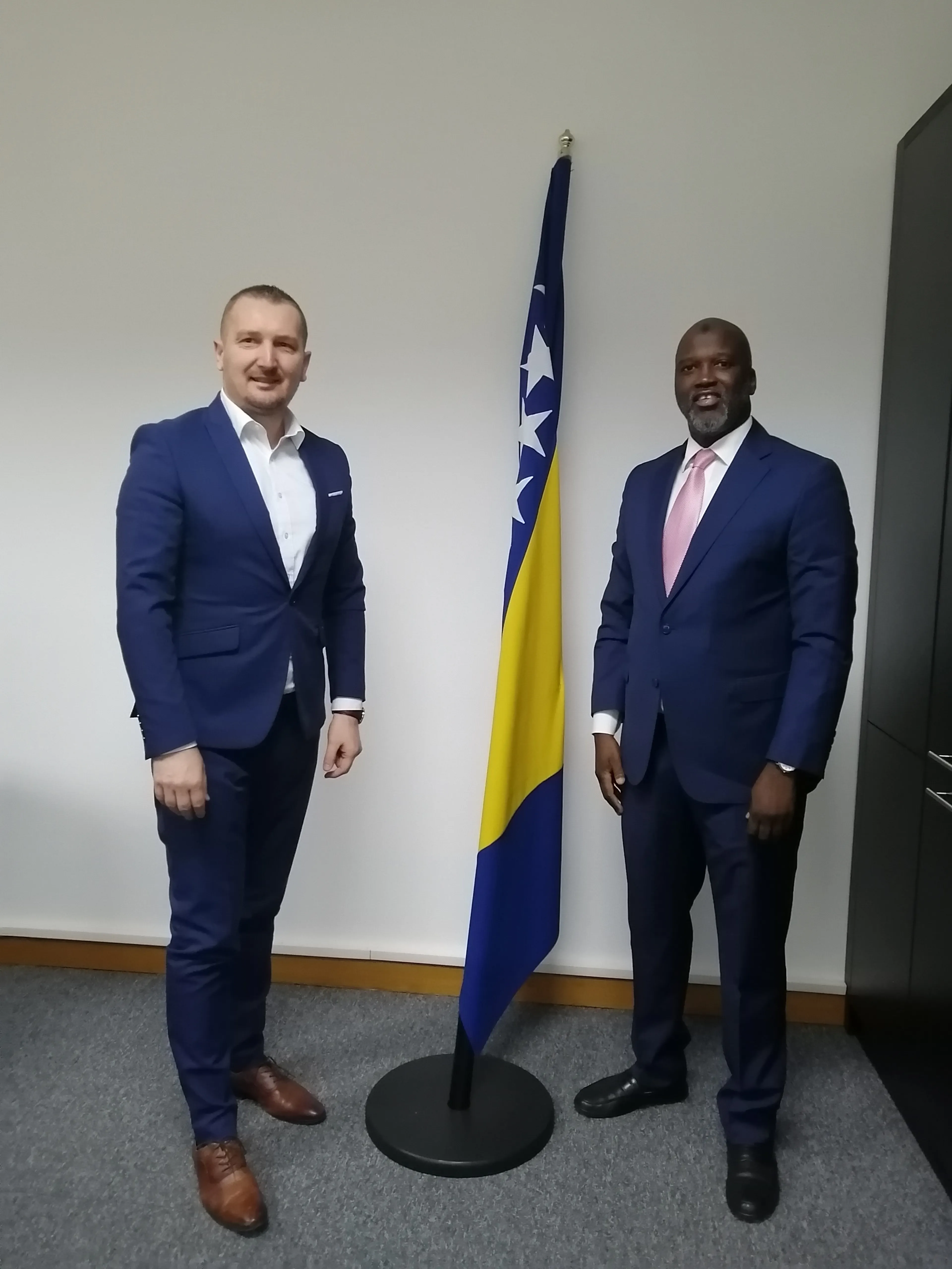 Sastanak ministra Grubeše sa tajnikom Međunarodnog rezidualnog mehanizma za kaznene sudove, Abubacarr Tambadou