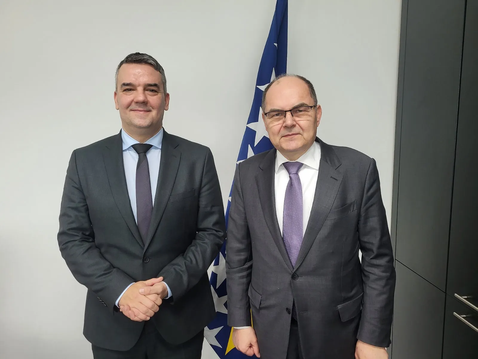 Bunoza i Schmidt o prioritetima u radu Ministarstva pravde BiH