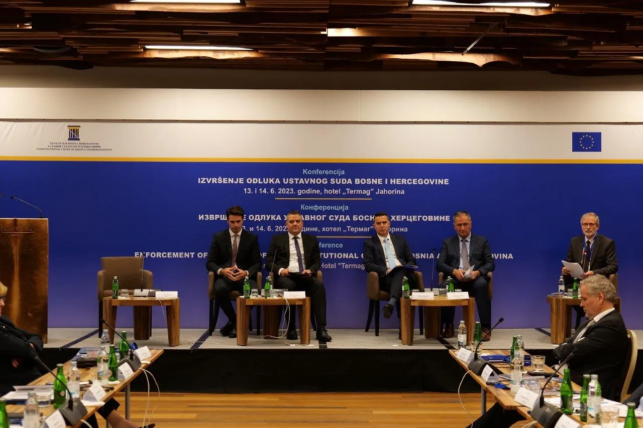 Ministar Davor Bunoza sudjeluje na konferenciji „Izvršenje odluka Ustavnog suda Bosne i Hercegovine“ 