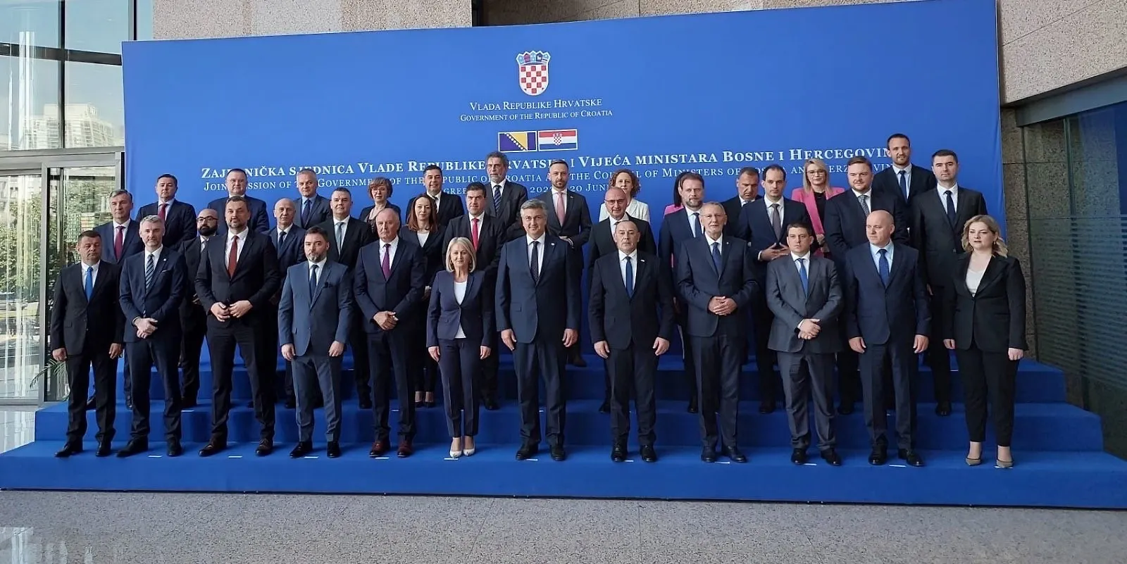 Održana treća zajednička sjednica Vijeća ministara BiH i Vlade RH (Zagreb, 20. 6. 2023.)