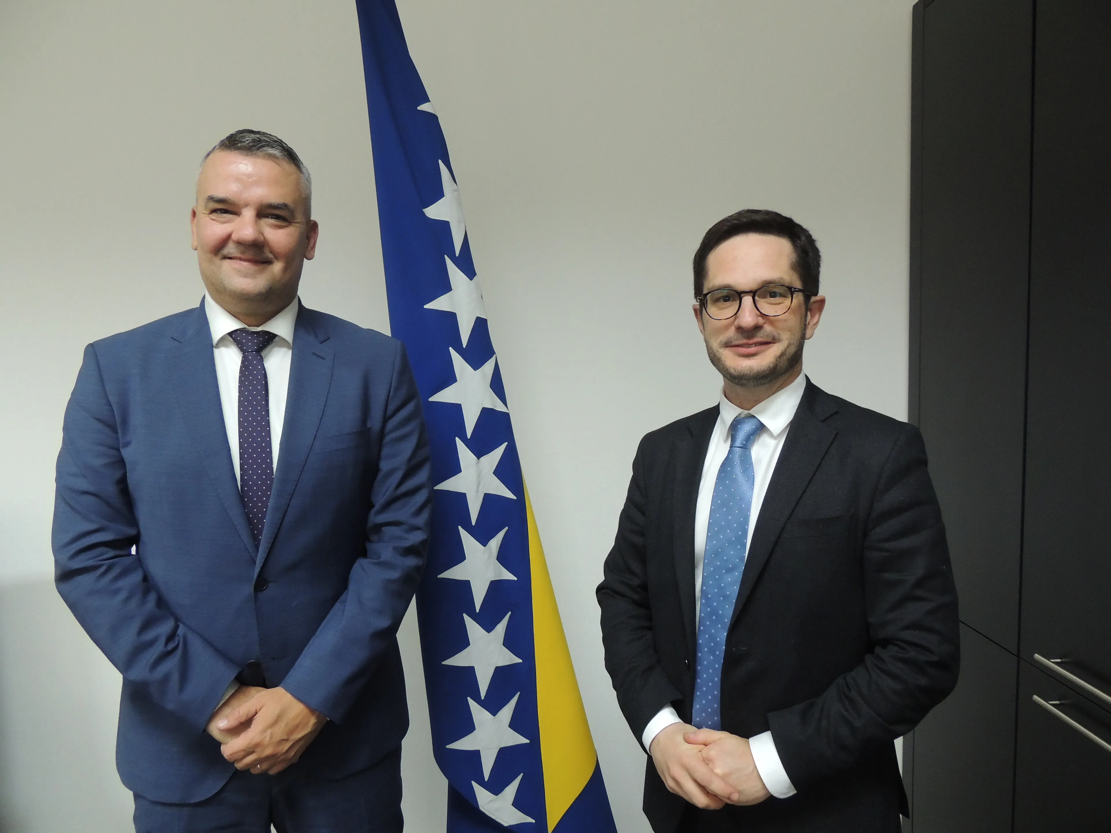 Novoimenovani veleposlanik Republike Francuske u BiH Francois Delmasa posjetio Ministarstvo pravde BiH