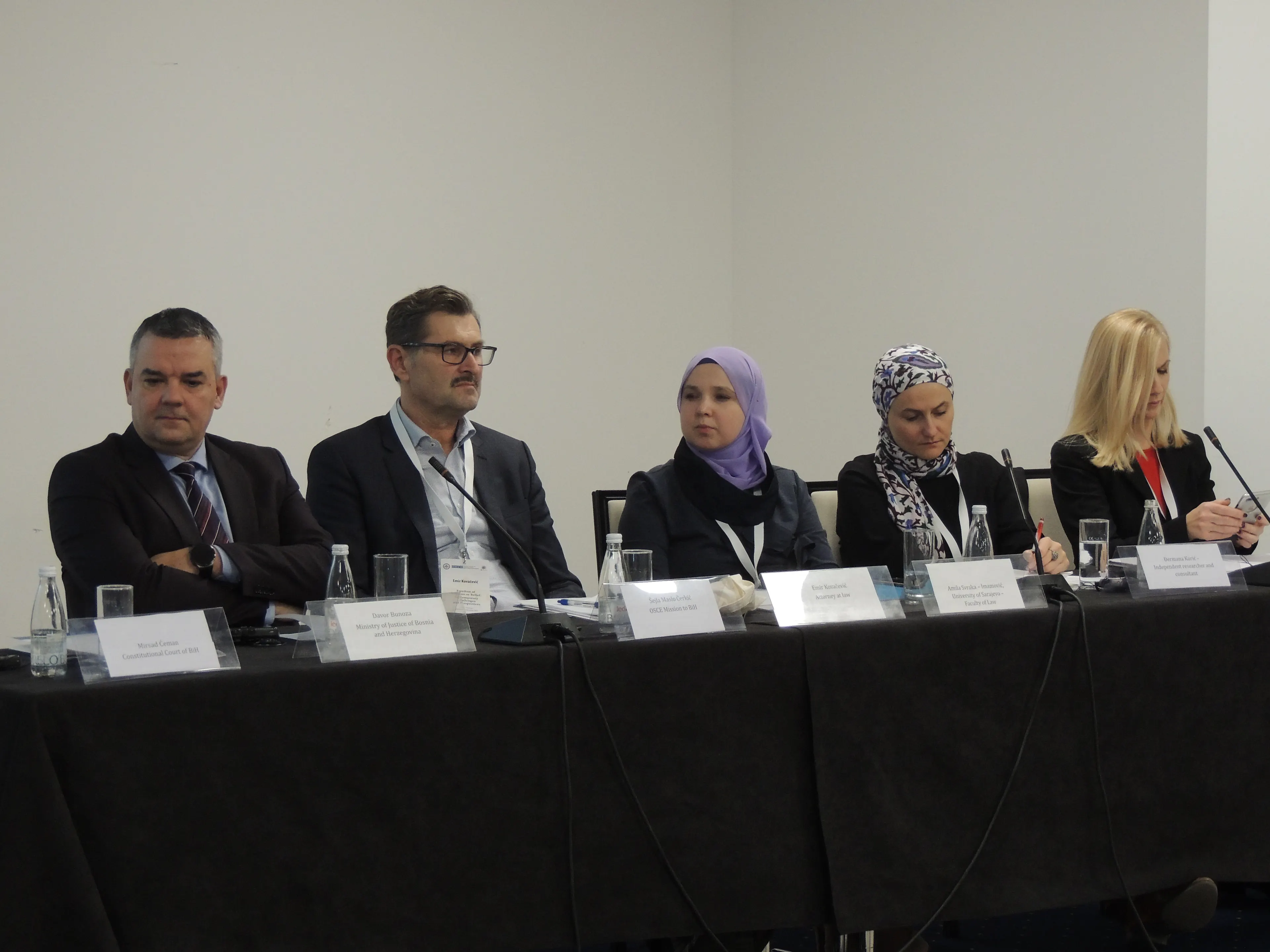 Ministar Bunoza izlagao na konferenciji o pravu na slobodu vjere ili uvjerenja