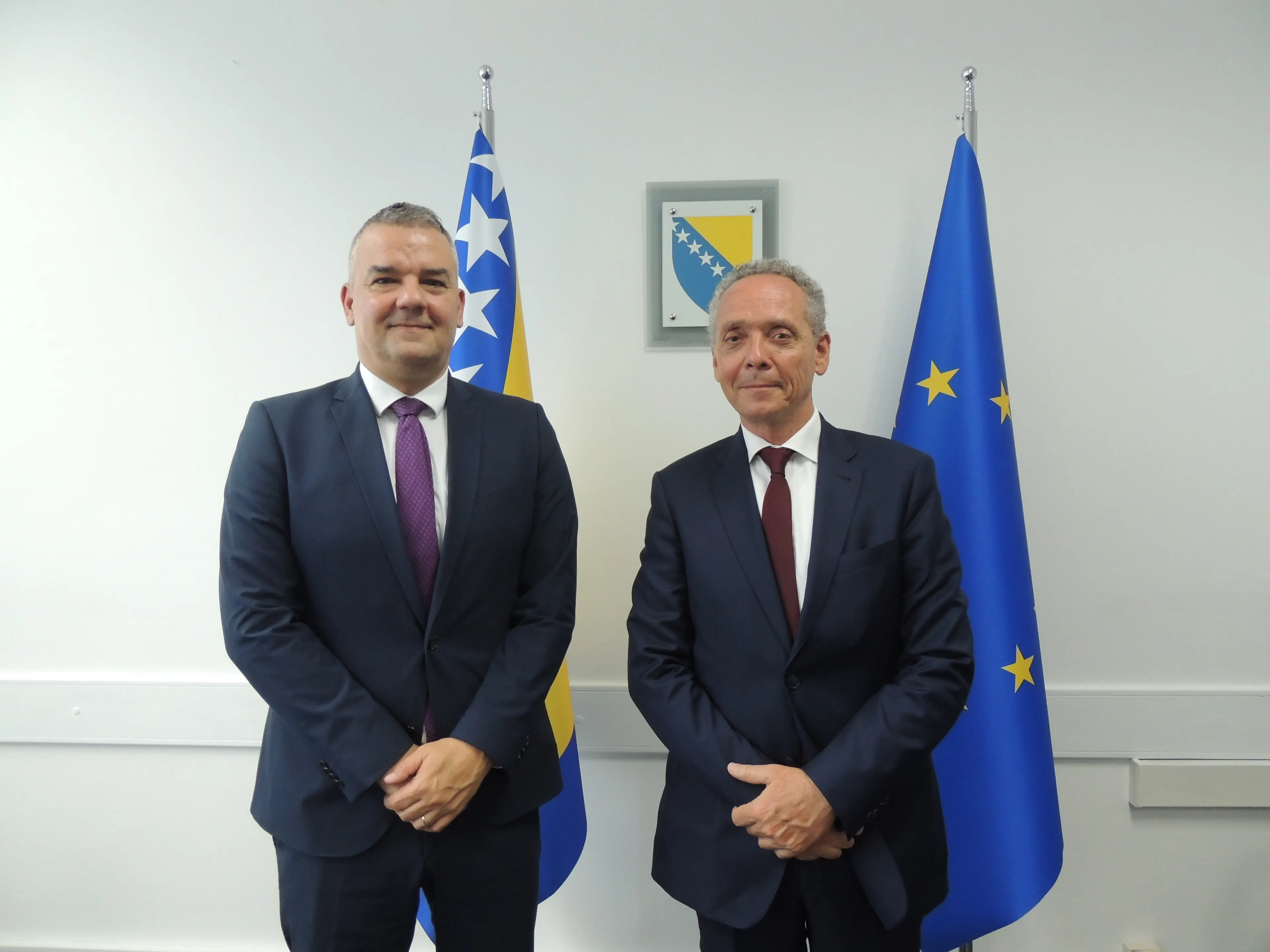 Ministar Bunoza sastao se s novoimenovanim predstavnikom UNICEF-a u BiH Mark Lucetijem