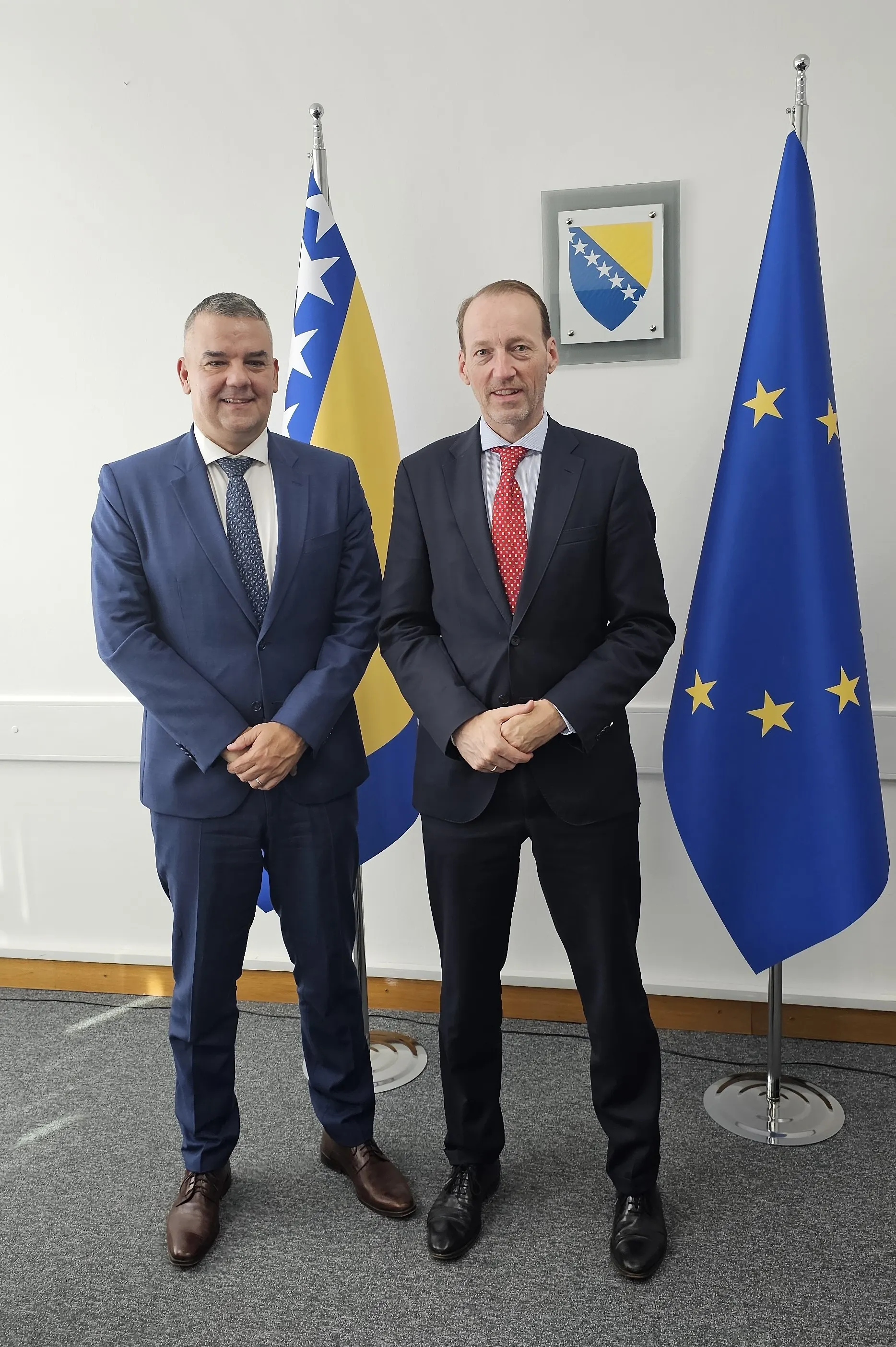 Nastupni posjet veleposlanika Republike Austrije u BiH Ministarstvu pravde BiH