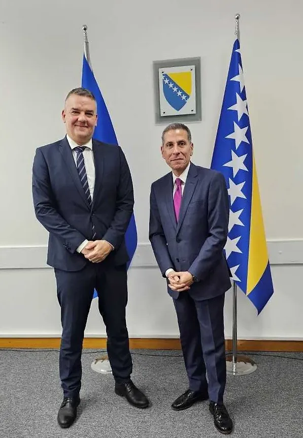 Posjeta novoimenovanog veleposlanika Arapske Republike Egipat Walida Ahmeda Abdelfataha Hagagga Ministrstvu pravde BiH