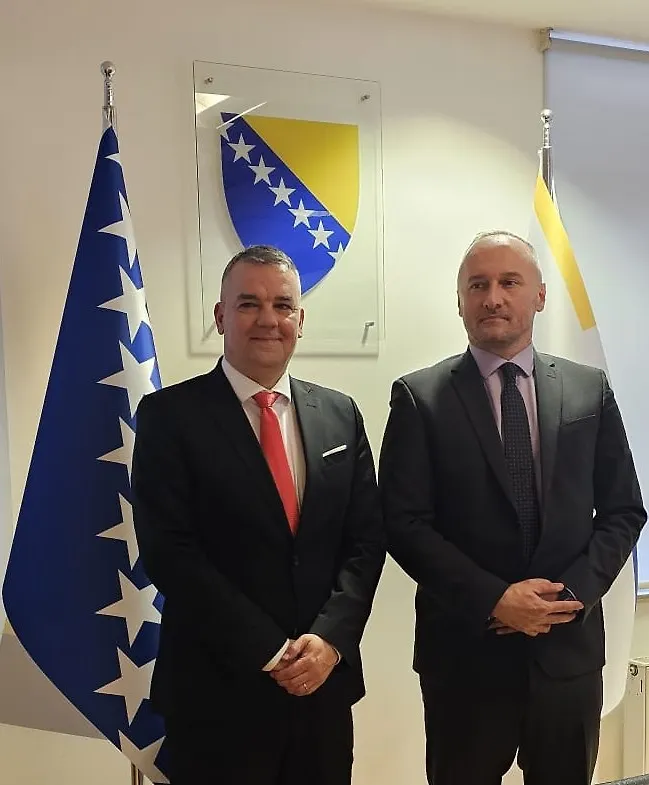 Ministar Bunoza u posjeti VSTV-u BiH: Razgovarano o ključnim pravosudnim zakonima