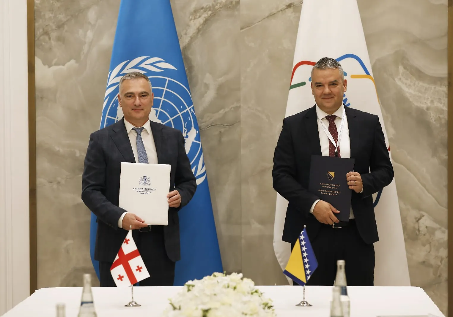 Potpisana zjednička Izjava o suradnji Ministarstva pravde Bosne i Hercegovine i Ministarstva pravosuđa Gruzije: Unapređenje međunarodne suradnje