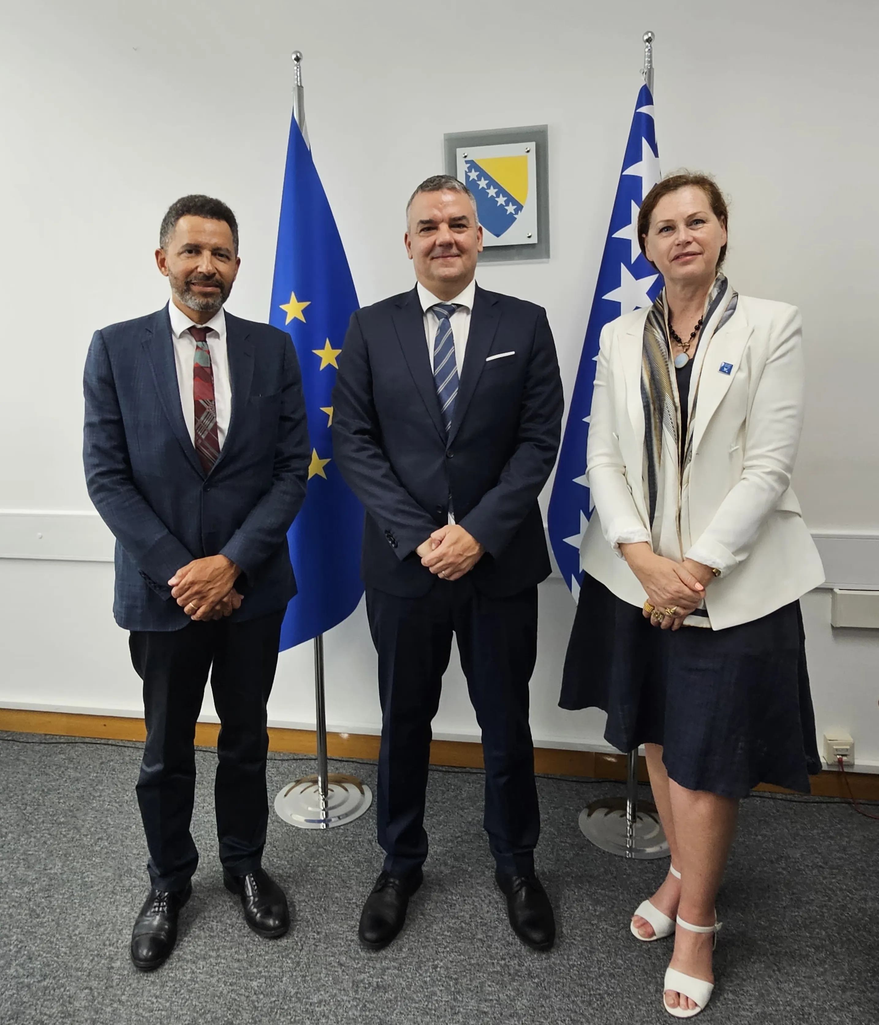 Ministar pravde BiH Davor Bunoza održao sastanak s predstavnicima EU i UN-a